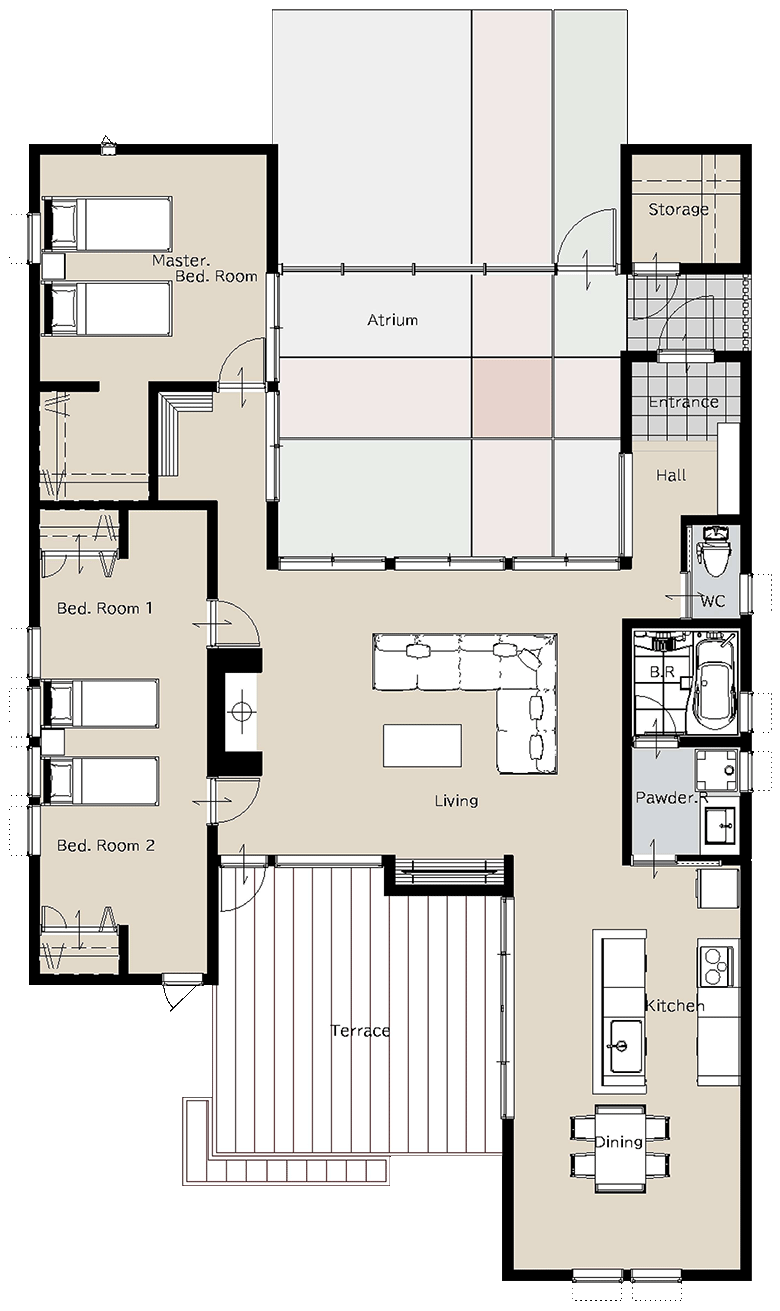 MCMアトリウム間取り図